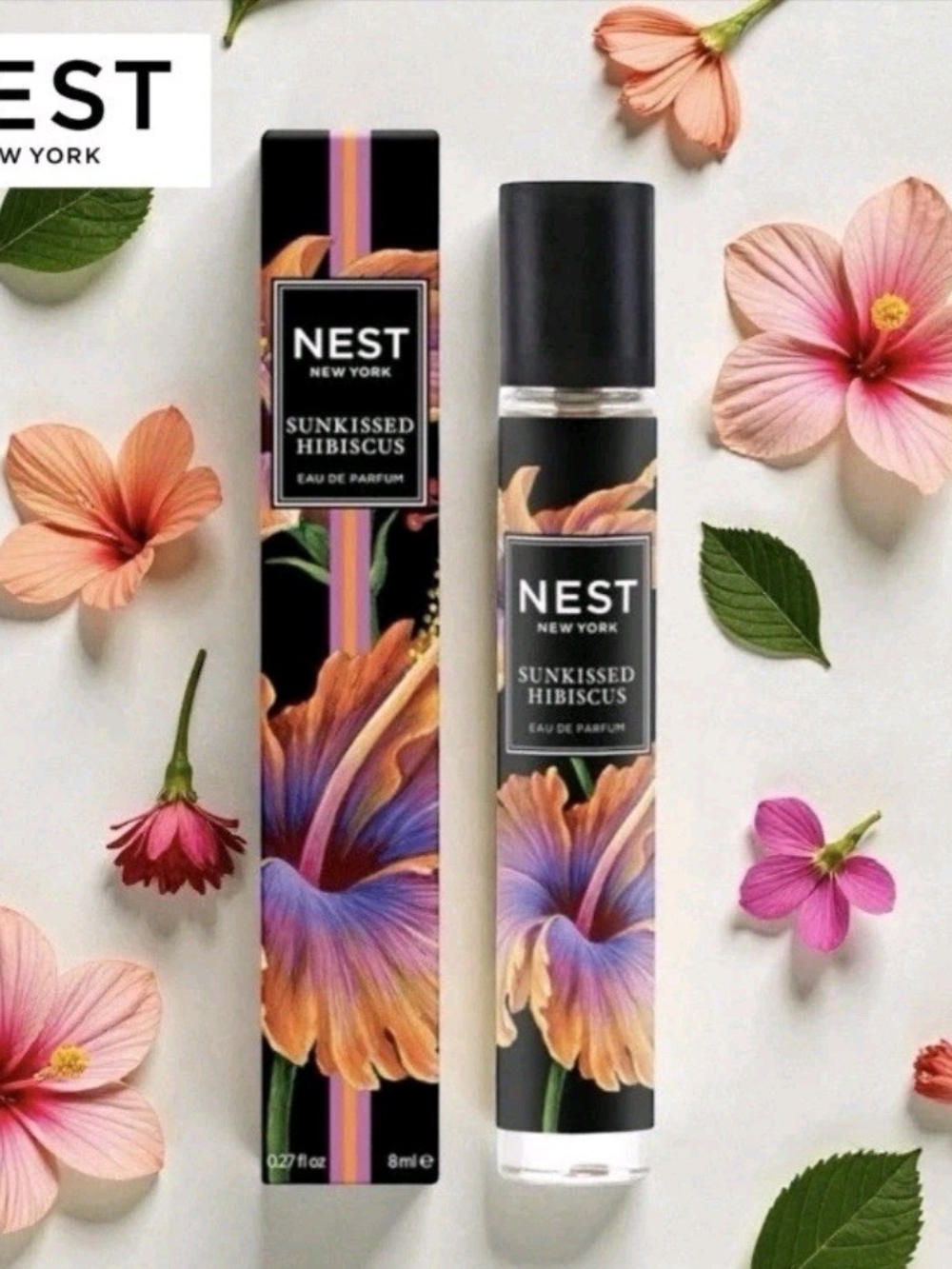 NEST Fragrances Sunkissed Hibiscus Eau De Parfum Travel Spray-NIB - Discontinued